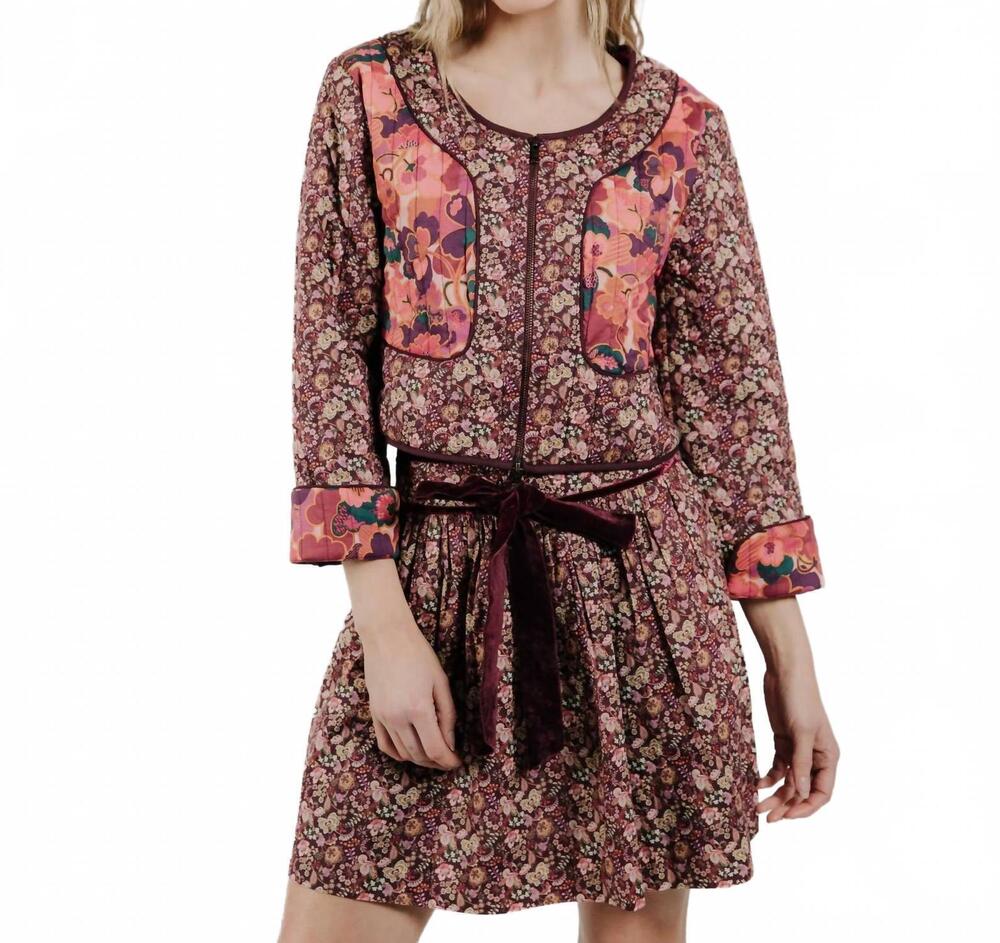NEW LOVE THE LABEL rosie mini skirt in pippa's symphony print